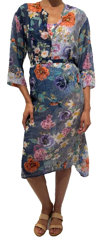Early Access Sunrise Handkerchief Dress in Multi