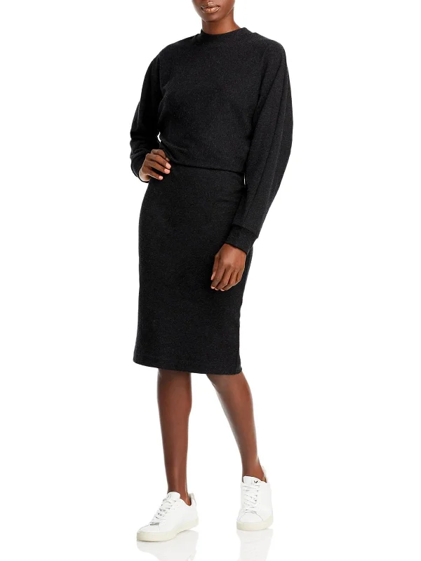 Can't Miss Womens Wool Round Neck Sweaterdress