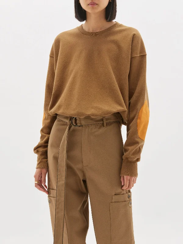 Great Deals Classic Elbow Patch Sweat