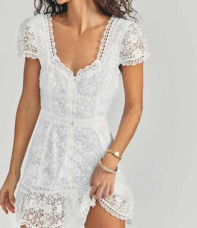Savings Galore Acantha Dress in True White