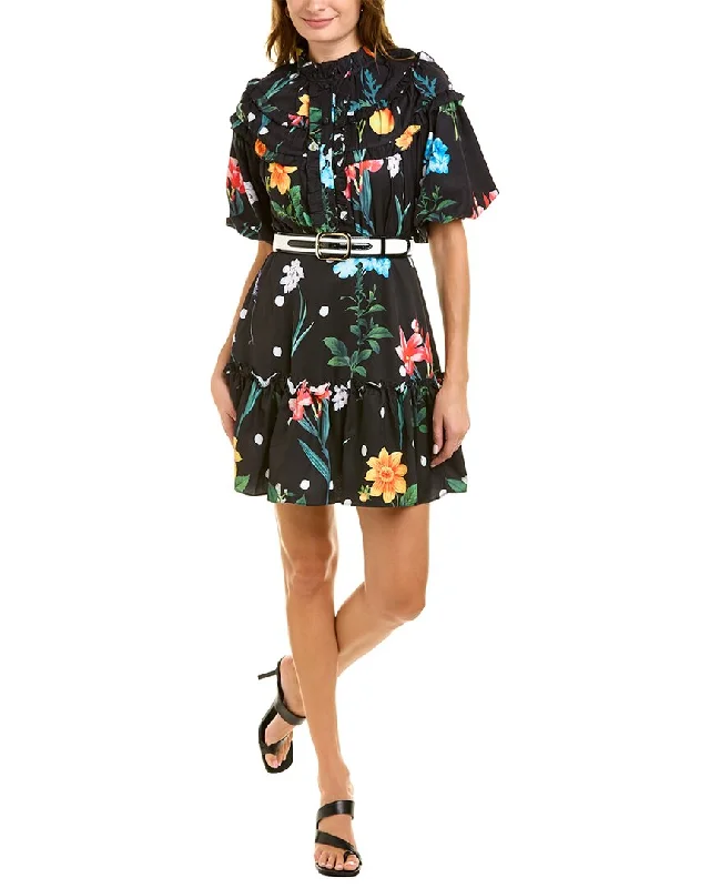 Clearance Sale Beulah Printed Mini Dress