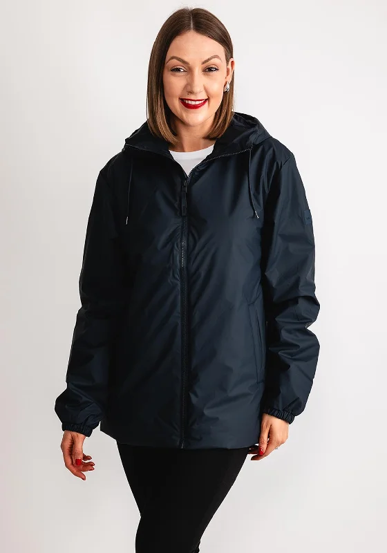 Today Only Rains Lohja Insulated Long Waterproof Jacket, Navy