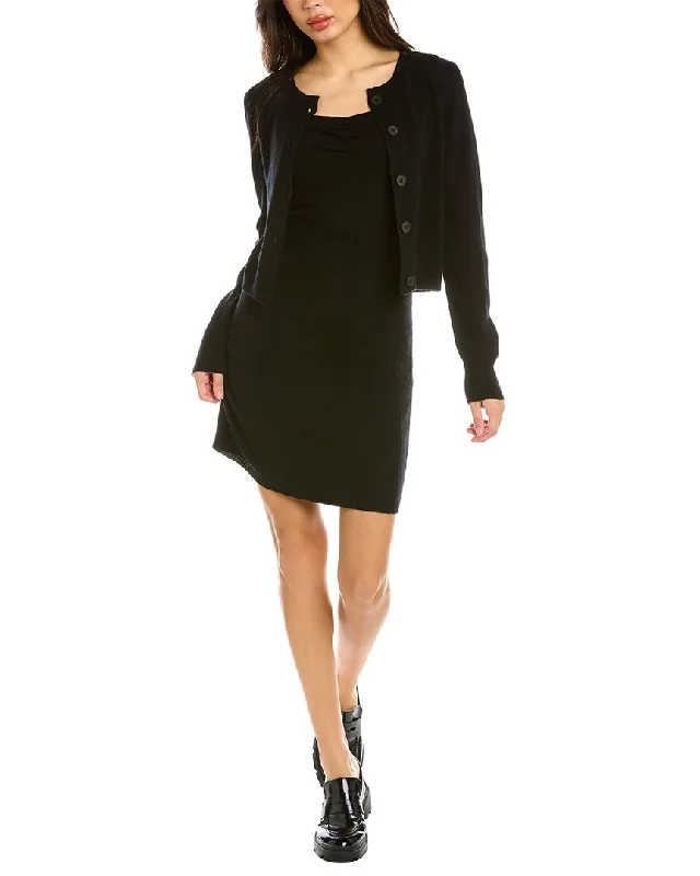 Weekend Deal Lea & Viola Wool & Cashmere-Blend Sweater & Dress Set