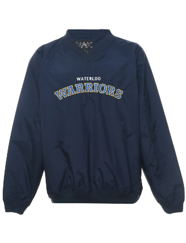 Huge Discounts Embroidered Waterloo Warriors Nylon Jersey - L