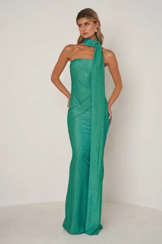 Final Sale Gabriella Dress - Marine Green