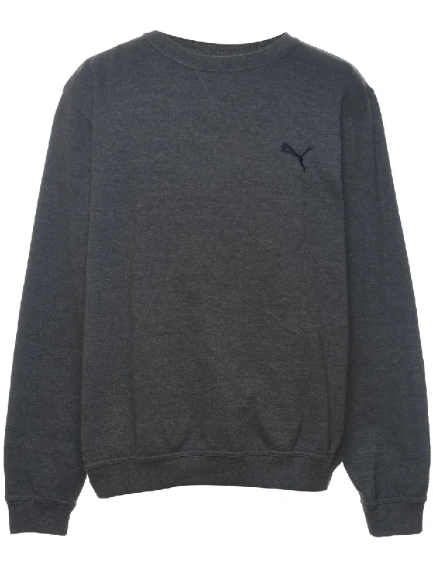 Exclusive Preview Puma Plain Grey Sweatshirt - M