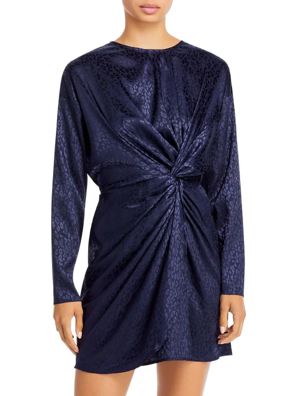 Online Specials Womens Jacquard Mini Cocktail and Party Dress