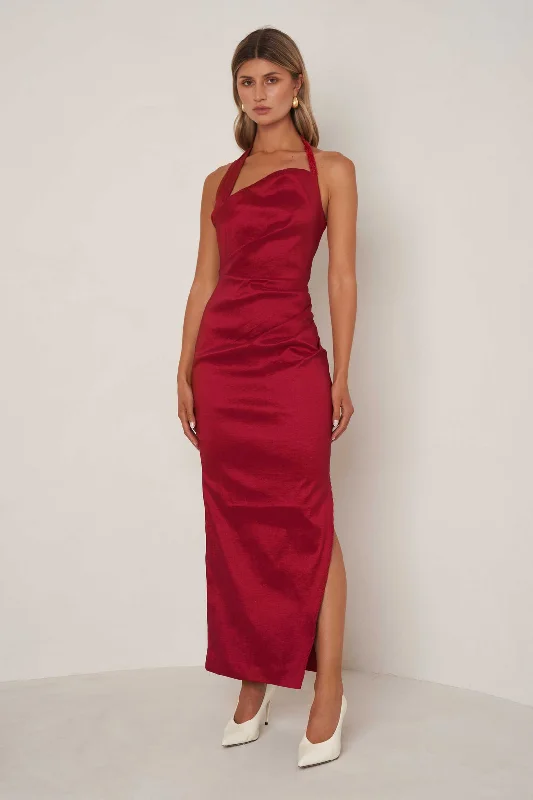 Price Smash Kinsley Dress - Ruby Red