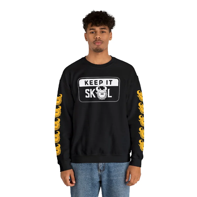 Stock Clearance Unisex Heavy Blend™ Crewneck - Keep it Simple (Framed) + Game Day Helmet (Sleeves) Stock Clearance Unisex Heavy Blend™ Crewneck - Keep it Simple (Framed) + Game Day Helmet (Sleeves)