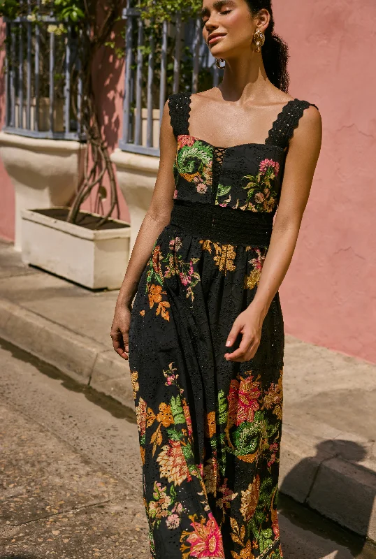 Bonus Savings Pahi Black Long Dress