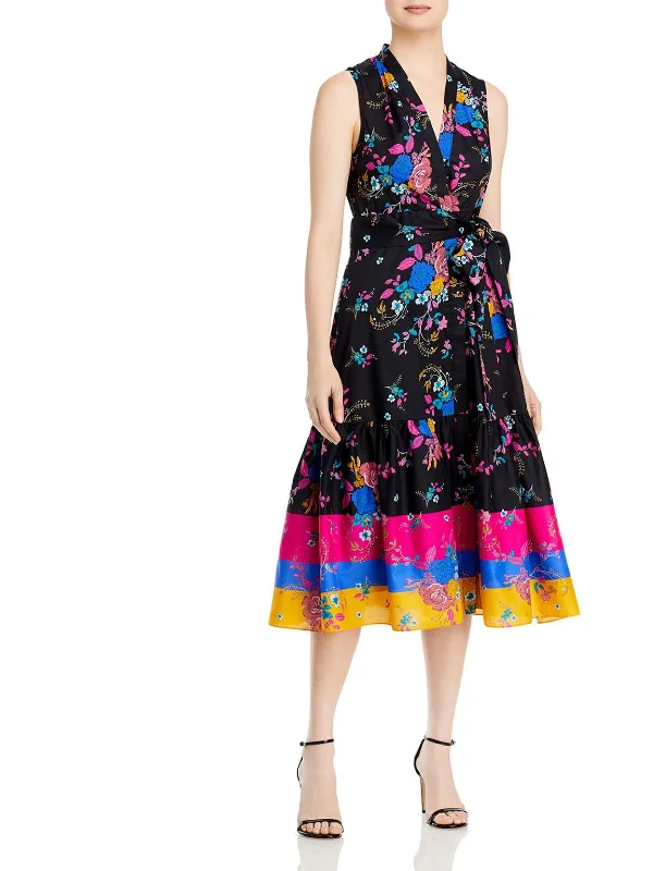 Year-End Sale Womens Floral Long Midi Dress