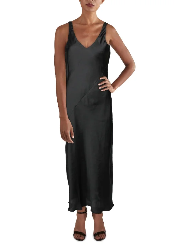 Overstock Sale Rylie Lou Lou Womens Satin Sleeveless Slip Dress