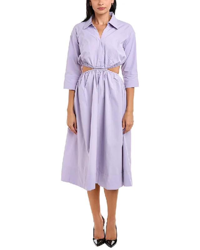 Online Exclusive Gracia Cutout Waist Midi Dress