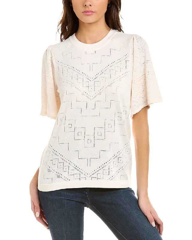 Low Prices Anne Klein Pointelle Top