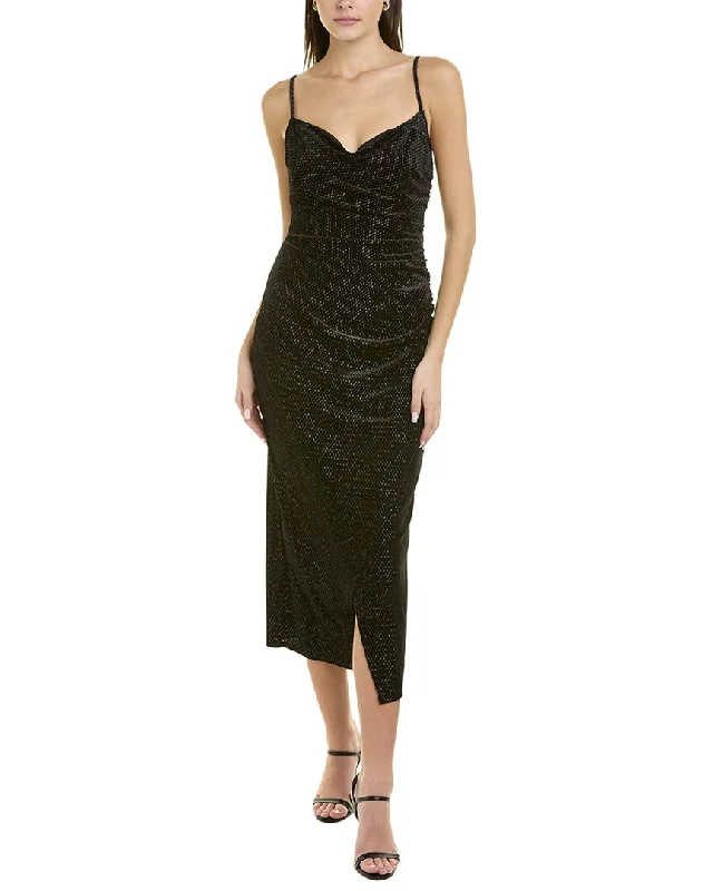 Low Prices Laundry by Shelli Segal Velvet Midi Dress