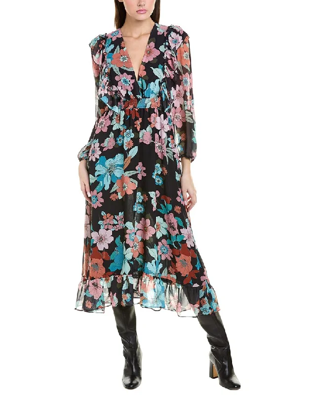 New Markdowns Area Stars Floral Midi Dress