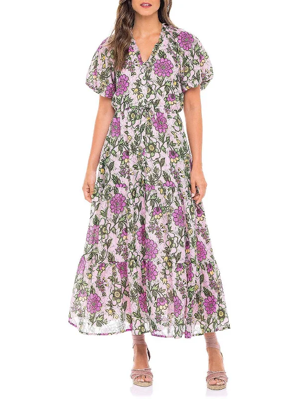 Price Fest Womens Floral Printed Long Maxi Dress