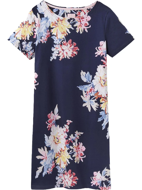 Hot Deal Womens Cotton Mini T-Shirt Dress