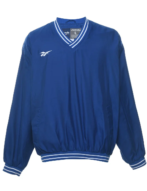Exclusive Savings Reebok Blue 1990s Nylon Jersey - L