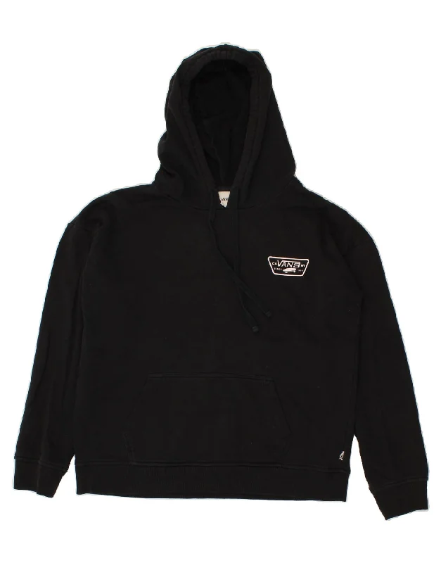 Extra Savings VANS Womens Hoodie Jumper UK 16 Large Black Cotton