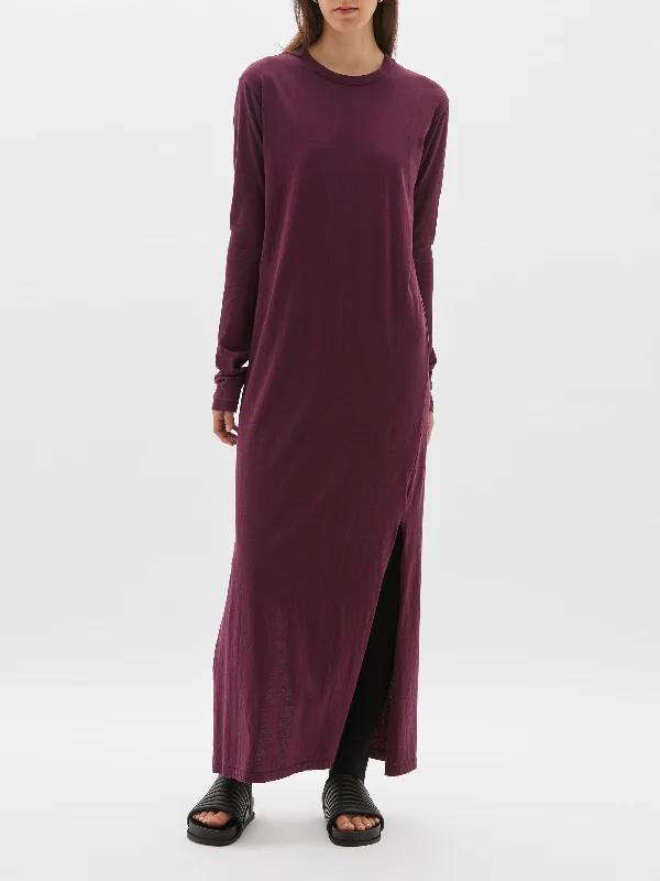 Limited Availability regular longerline long sleeve dress