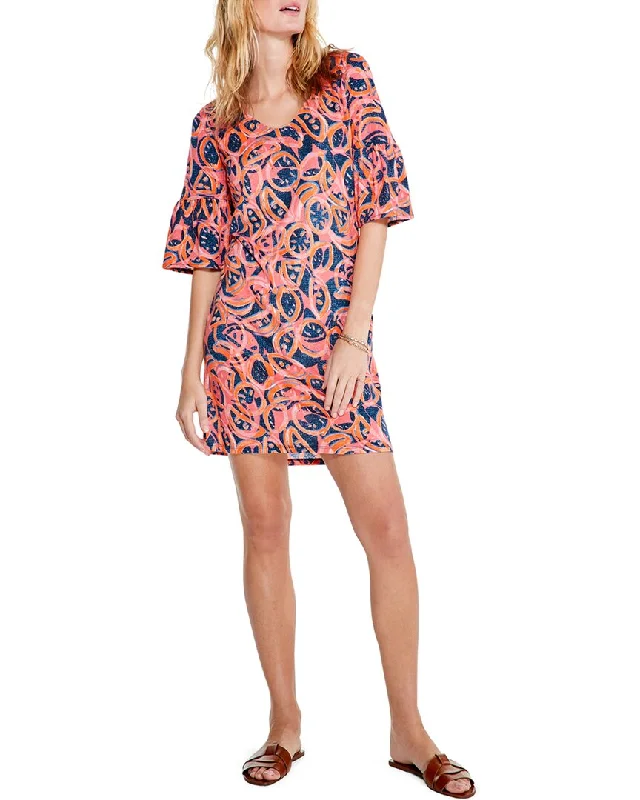 Super Sale NIC+ZOE Fruit Toss Linen-Blend Dress