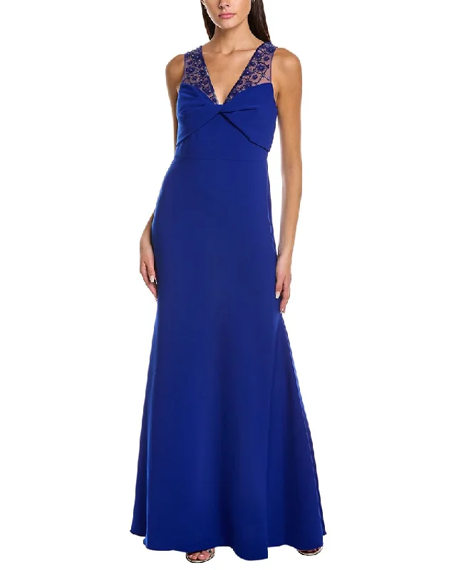 Today’s Special Theia Alva Beaded Crepe Gown