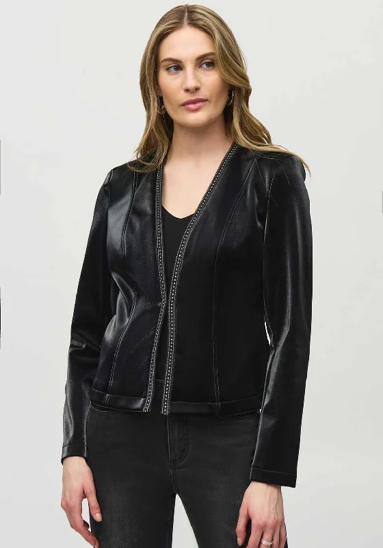 Daily Deals Joseph Ribkoff Stud Trim Slim Fit Jacket, Black