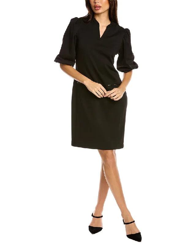 Mega Sale Sharagano Stretch Sharkskin III Midi Dress