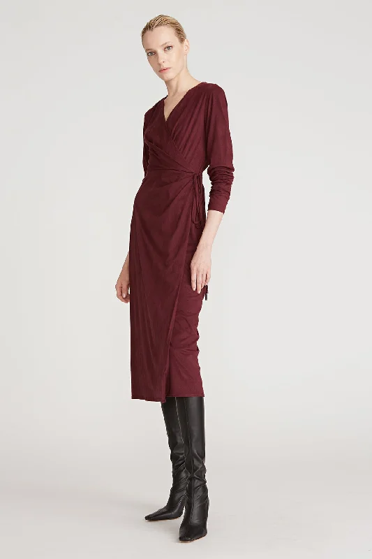 Discount Days Nadia Ultrasuede Jersey Dress