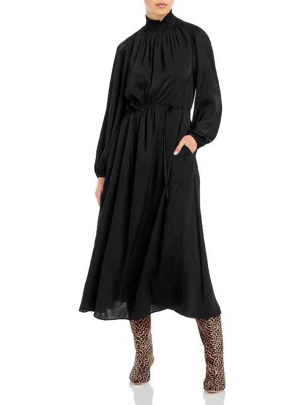 Price Meltdown Roseanne Womens Bishop Sleeve Long Midi Dress