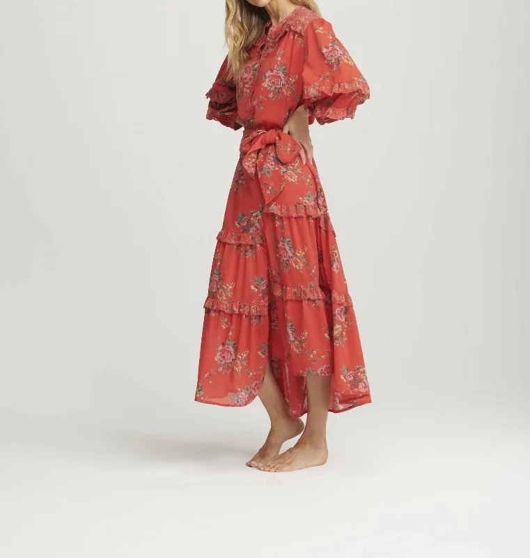 While Supplies Last Mya Dress In Roseprint
