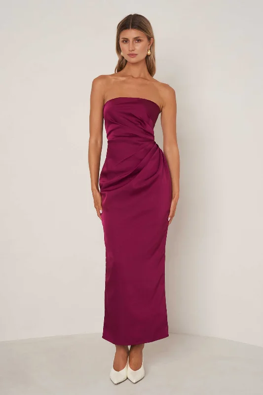 Customer Appreciation Sale Eliza Dress - Plum