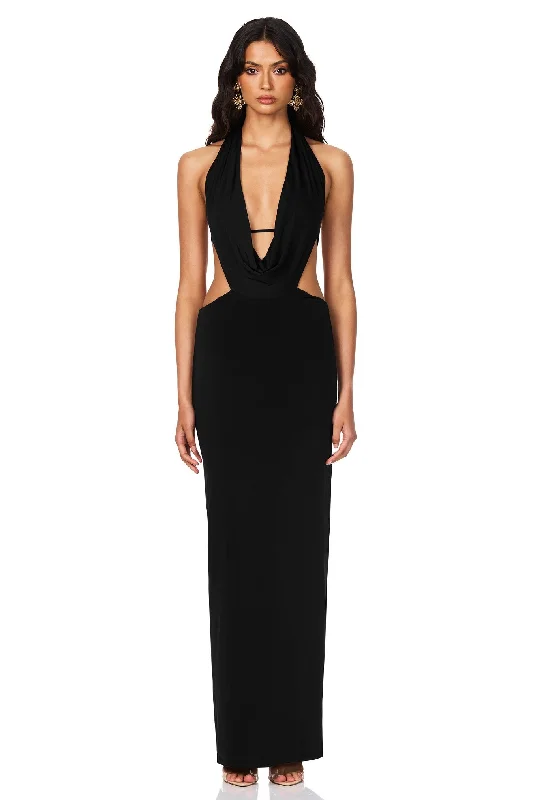 Fantastic Offers Nookie Olivia Drape Dress - Black