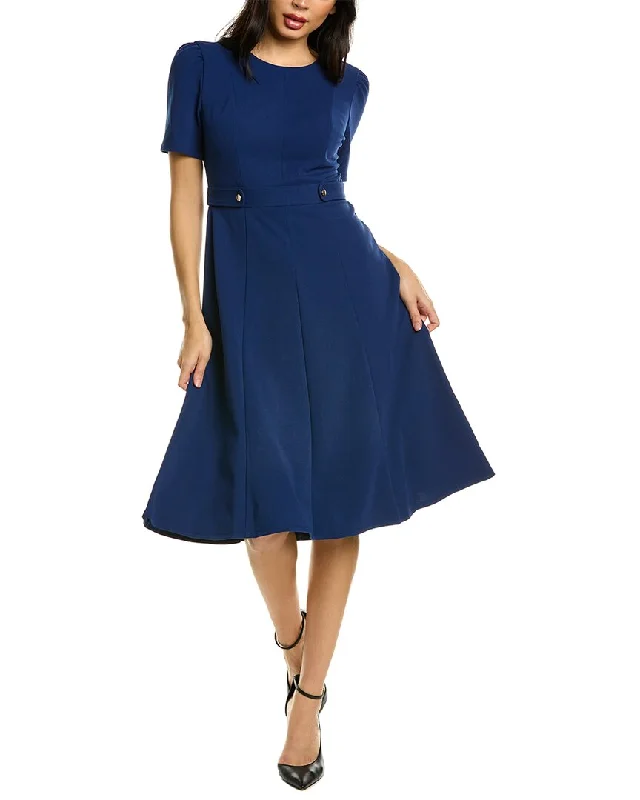 Discount Days London Times Side Tab A-Line Dress