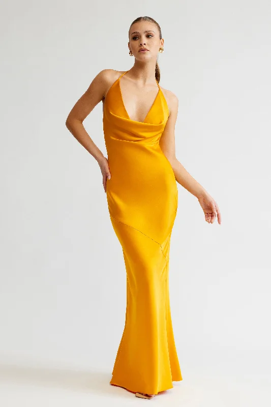 Final Markdown Freya Dress - Saffron