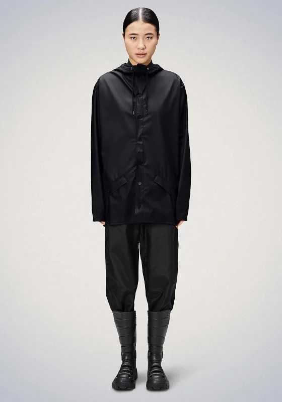 Limited Quantity Rains Waterproof Short Raincoat, Black