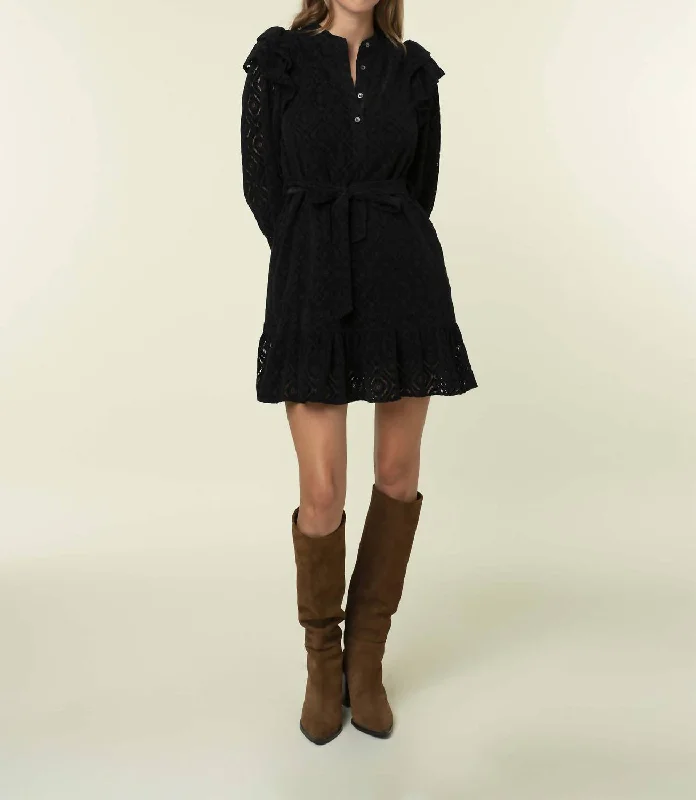 Great Deals Charleene Dress Noir in Black