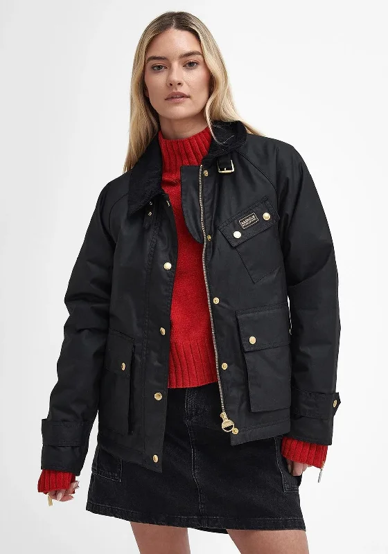 Best Deals Barbour Mcclain Wax Jacket, Black