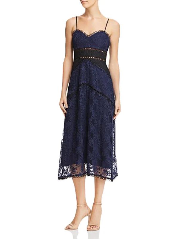 Price Drop Layla Womens Eyelet Prom Evening Dress