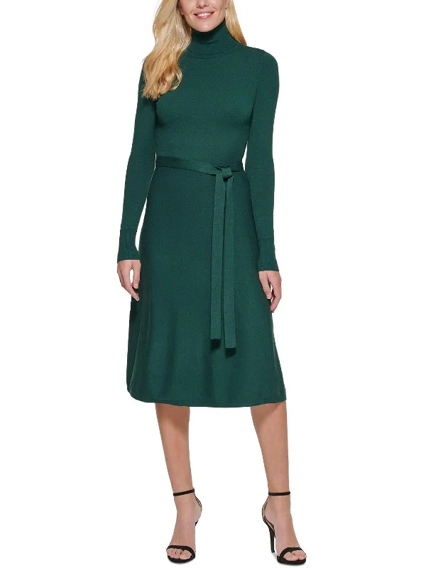 Today’s Special Womens Turtleneck Midi Sweaterdress