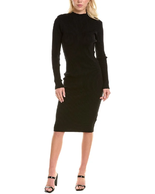 Loyalty Reward Badgley Mischka Studio Power Knit Rib Sweaterdress
