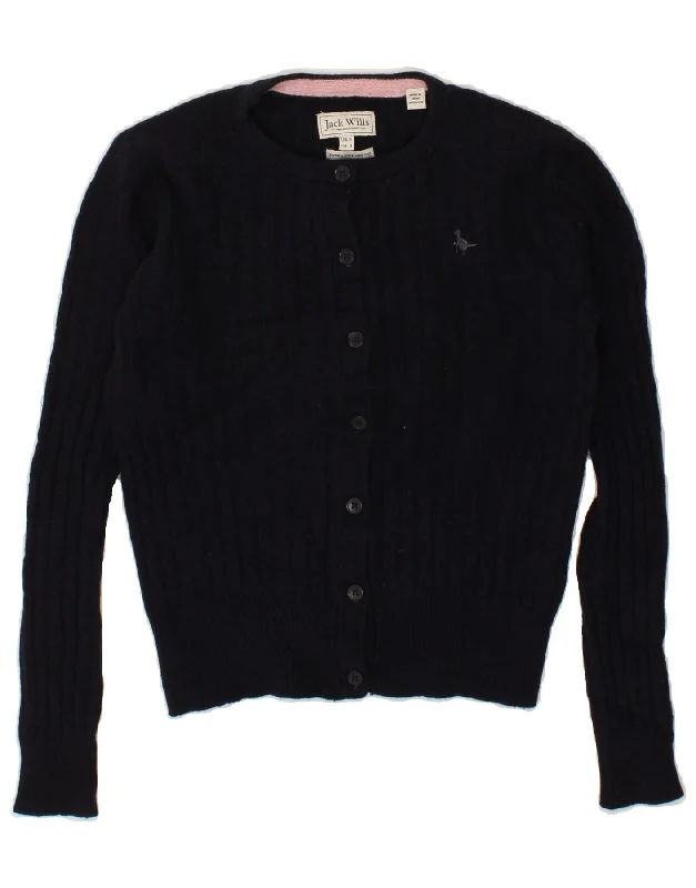 Major Savings JACK WILLS Womens Crop Cardigan Sweater UK 8 Small Navy Blue Merino Wool Major Savings JACK WILLS Womens Crop Cardigan Sweater UK 8 Small Navy Blue Merino Wool