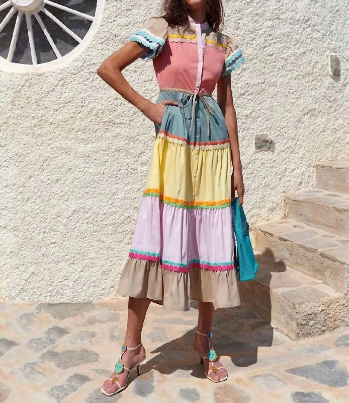 Take Advantage Gemini Dress in Multi