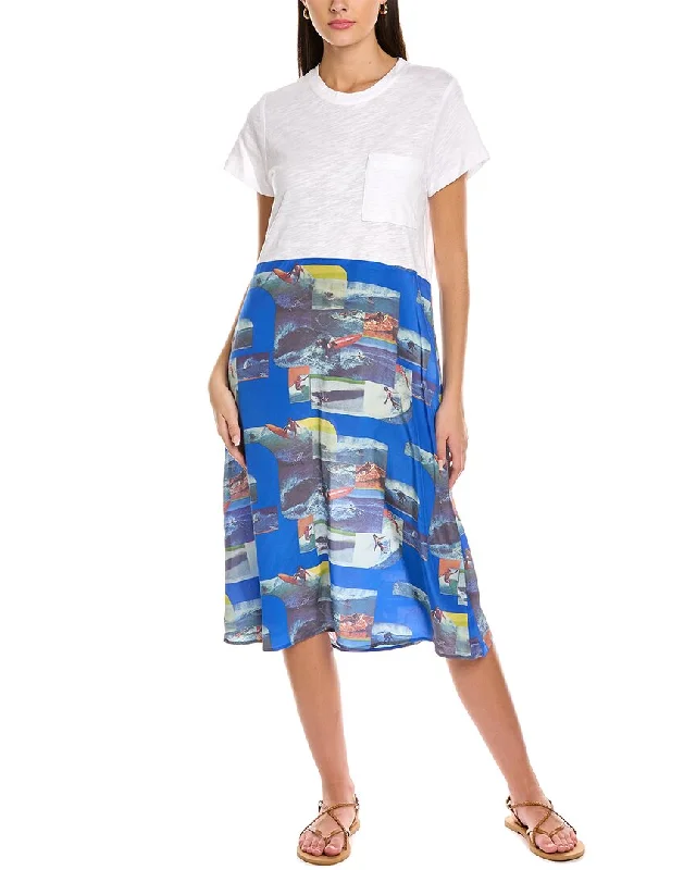 Price Smash Sea NY Silk Skirt T-Shirt Dress