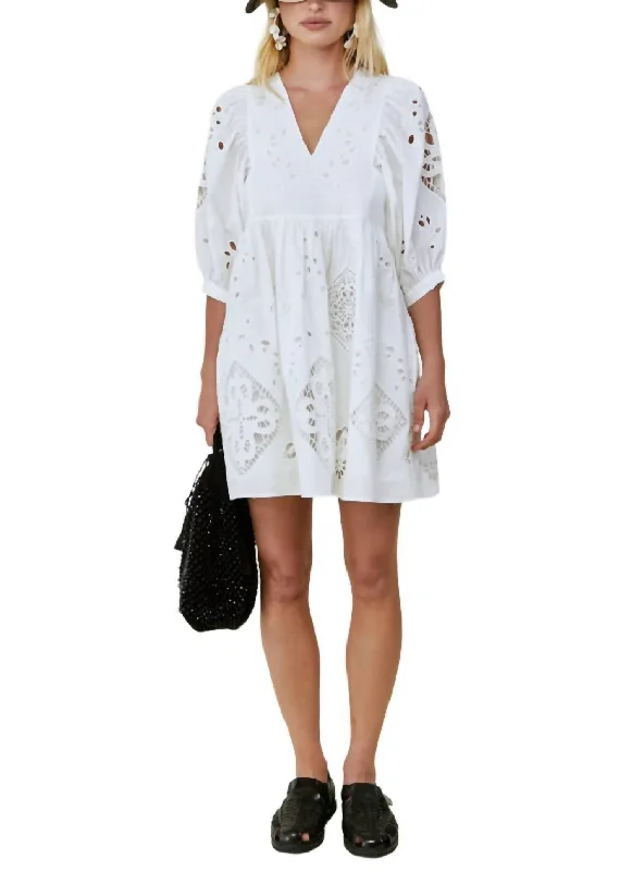 Blowout Sale MAYA DRESS in White