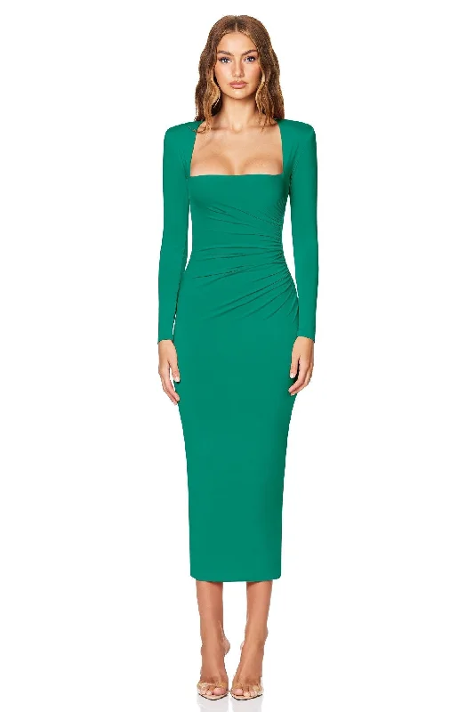 Markdowns Nookie Dare Midi Dress - Emerald