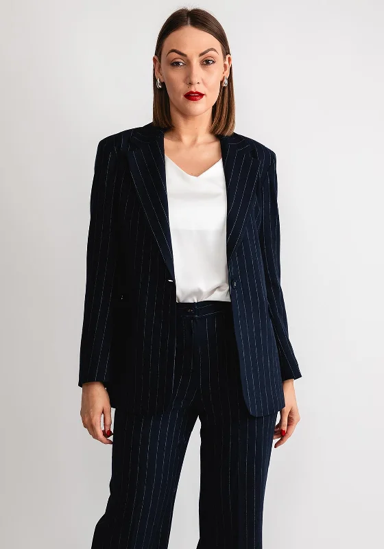 The Best Prices Kate & Pippa Sassari Blazer, Navy Pinstripe