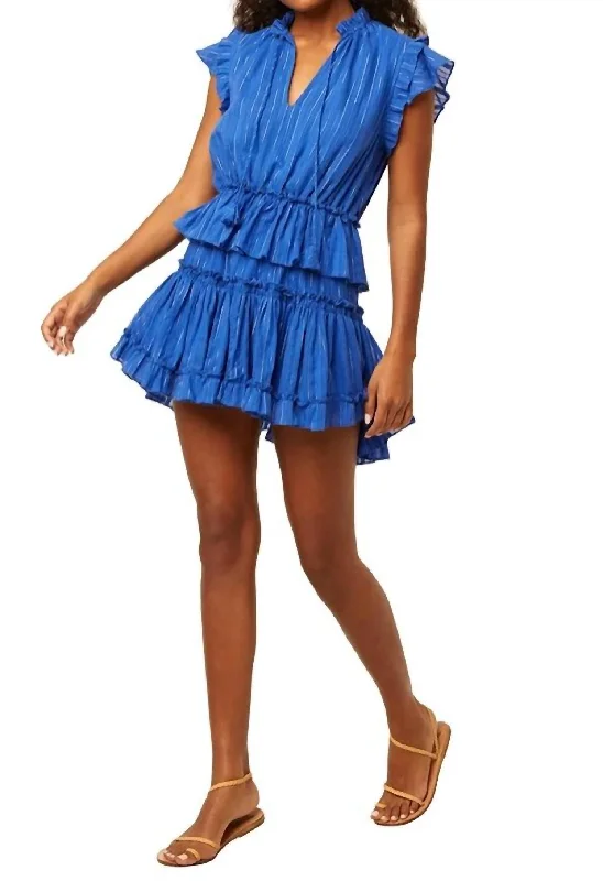 Bonus Savings Lilian Dress in Blue