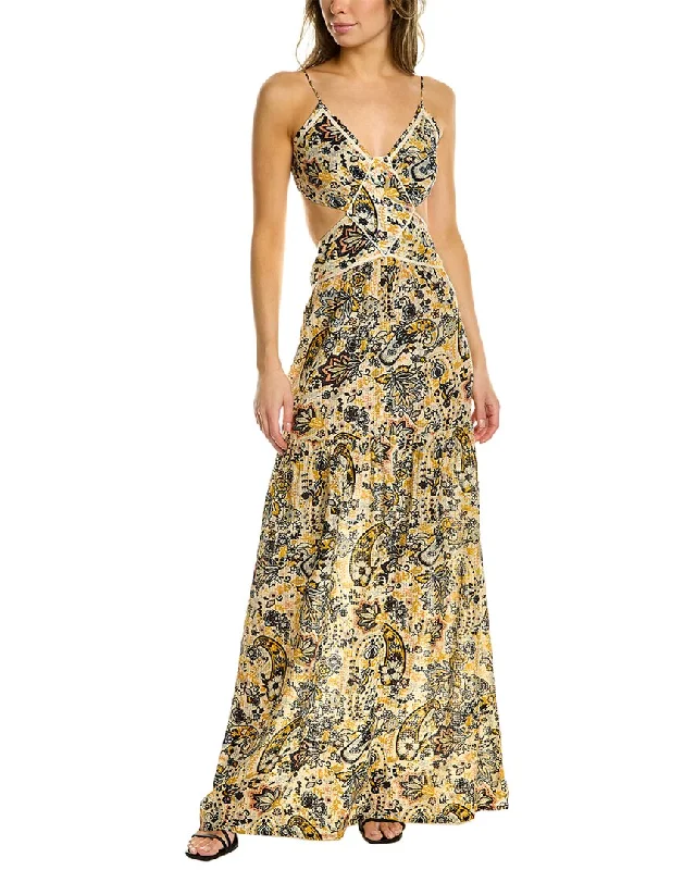 Bargain Prices BA&SH Cut-Out Maxi Dress